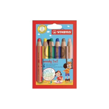 STABILO Crayons de couleur 3in1 Malstift 6 pièces STABILO Crayons de couleur 3in1 Malstift 6 pièces