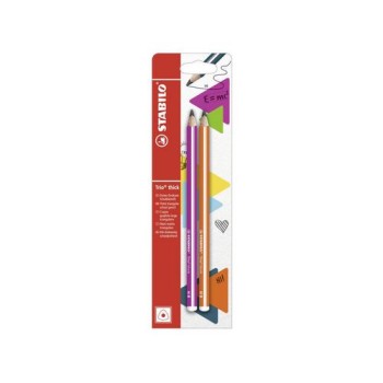 STABILO Crayon Trio dick HB 2 pièces STABILO Crayon Trio dick HB 2 pièces
