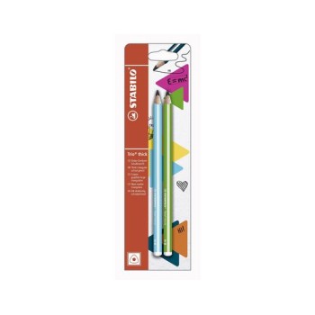 STABILO Crayon Trio dick HB 2 pièces STABILO Crayon Trio dick HB 2 pièces