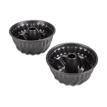 STÄDTER Gugelhupfform Set Mini, Set Mini ø 10 x 4.5 cm 2er