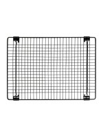 STÄDTER Kuchengitter, 34x24x6 cm black  rechteckig
