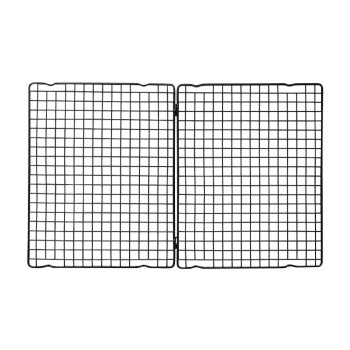 STÄDTER Kuchengitter, 48x30x2 cm black  rechteckig