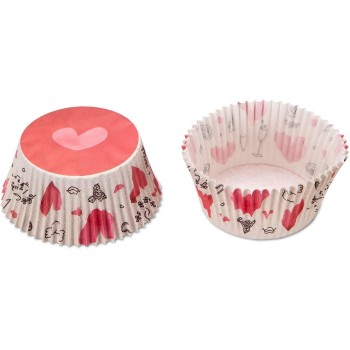 Städter Moule à muffins Sweet Love 50 Pièce/s, ø 5/7 cm