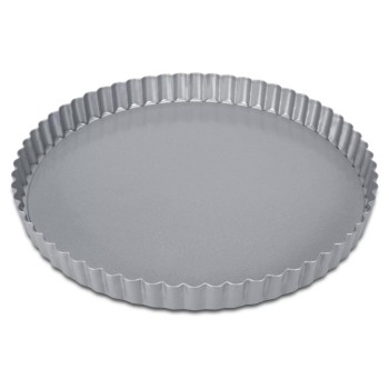 STÄDTER Tarteform with Hebeboden, ø 24x2.2 cm silver