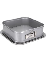 STÄDTER Springform quadratisch, 23x23x7 cm silver