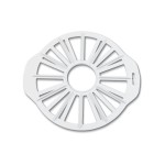 Städter Diviseur de gâteau 12/16 pièces Blanc, 27.5 cm