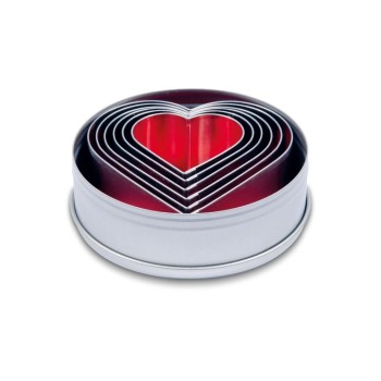 Städter Emporte-pièce pour biscuits Coeur, Set de 6 pièces