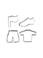 Städter Emporte-pièce pour biscuits Fièvre du football Football, Set de 4 pièces