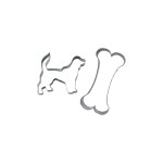 Städter Emporte-pièce pour biscuits Chien, Set de 2 pièces