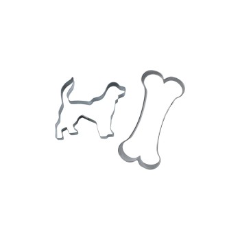 Städter Emporte-pièce pour biscuits Chien, Set de 2 pièces