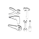 Städter Emporte-pièce pour biscuits Dans l'atelier Outil, Set de 6 pièces