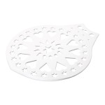 STÄDTER Kuchenheber und Verzierschablone, ø 28 cm weiss