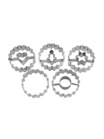 Städter Emporte-pièce pour biscuits Garçon pointu 5 pièces, ø 4 x 1.5 cm ondulé