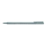 STAEDTLER 334 Fineliner triplus 0,3mm grey, superfeine,metallgefasste Spitze,ca.0,3mm