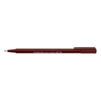 Staedtler Fineliner Triplus broadliner 338 0,8 mm, marron