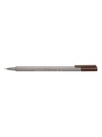 STAEDTLER 334 Fineliner triplus 0,3 Sepia, superfeine,metallgefasste Spitze,ca.0,3mm