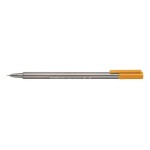 STAEDTLER 334 Fineliner triplus goldocker, superfeine,metallgefasste Spitze,ca.0,3mm