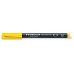 Staedtler Feutre pour transparent Lumocolor 317 M Jaune, permanent