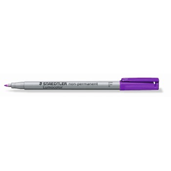 Staedtler Feutre pour transparent Lumocolor 316 F Violet, soluble dans l'eau