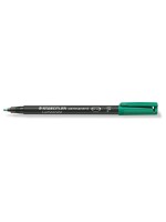 STAEDTLER 318 Folienstift Lumocolor F grün, permanent,S-Spitze, ca. 0.6 mm