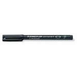 Staedtler Feutre pour transparent Lumocolor 318 F Noir, permanent