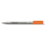 Staedtler Feutre pour transparent Lumocolor 316 F Orange, soluble dans l'eau