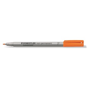 Staedtler Feutre pour transparent Lumocolor 316 F Orange, soluble dans l'eau