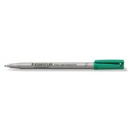 Staedtler Feutre pour transparent Lumocolor 316 F Vert, soluble dans l'eau