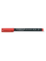 STAEDTLER 318 Folienstift Lumocolor F red, permanent,S-Spitze, ca. 0.6 mm