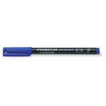 Staedtler Feutre pour transparent Lumocolor 318 F Bleu, permanent