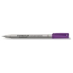 Staedtler Feutre pour transparent Lumocolor 311 S Violet, soluble dans l'eau