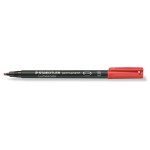 STAEDTLER 314Folienstift Lumocolor B rot, permanent,B-Spitze, ca. 1.0-2.5 mm