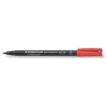 Staedtler Feutre pour transparent Lumocolor 314 B Rouge, permanent
