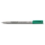 Staedtler Feutre pour transparent Lumocolor 311 S Vert, soluble dans l'eau