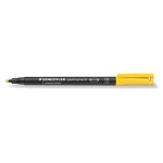 STAEDTLER 314 Folienstift Lumocolor B gelb, permanent,B-Spitze, ca. 1.0-2.5 mm