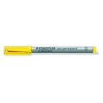 Staedtler Feutre pour transparent Lumocolor 312 Jaune, soluble dans l'eau