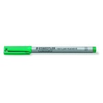 Staedtler Feutre pour transparent Lumocolor 312 Vert, soluble dans l'eau