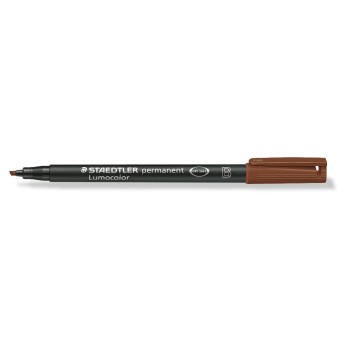 Staedtler Feutre pour transparent Lumocolor 314 B Marron, permanent