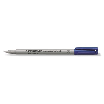 Staedtler Feutre pour transparent Lumocolor 311 S Bleu, soluble dans l'eau