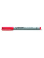 STAEDTLER 312 Folienstift Lumocolor B rot, non-permanent, B-Spitze, ca. 1.0 mm-2.5 mm