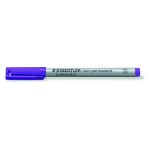 STAEDTLER 312 Folienstift Lumoc B violett, non-permanent, B-Spitze, ca. 1.0 mm-2.5 mm