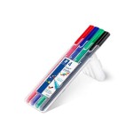 Staedtler Fineliner Triplus broadliner 338 4 pièces