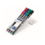 STAEDTLER 317 Folienstift Lumoc M 4St, permanent,M-Spitze, ca. 1.0 mm