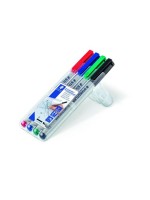 STAEDTLER 312 Folienstift Lumocolor B 4St, non-permanent, B-Spitze, ca. 1.0 mm-2.5 mm