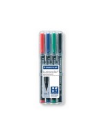 STAEDTLER 313 Folienstift Lumoc S 4St Box, permanent, S-Spitze, ca. 0.4 mm