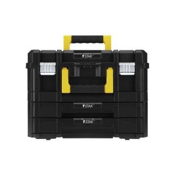 Stanley FatMax TSTAK Tragbare Boxen, Kombination Koffer+2 Schubladen Stanley FatMax TSTAK Tragbare Boxen, Kombination Koffer+2 Schubladen