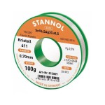Stannol Étain à braser Kristall 611 TSC Ø 0.7 mm 100 g