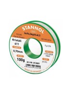 Stannol Étain à braser Kristall 611 TSC Ø 0.7 mm 100 g