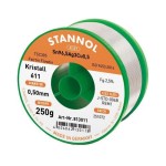 Stannol Étain à braser Kristall 611 TSC Ø 0.5 mm 250 g