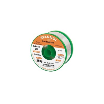 Stannol Lötdraht 611 2,5% Ø 1,0, FLOWTIN TSC305 FairTin 250 g Stannol Lötdraht 611 2,5% Ø 1,0, FLOWTIN TSC305 FairTin 250 g